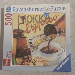 Ravensburger Espresso 500 Piece Jigsaw Puzzle Complete